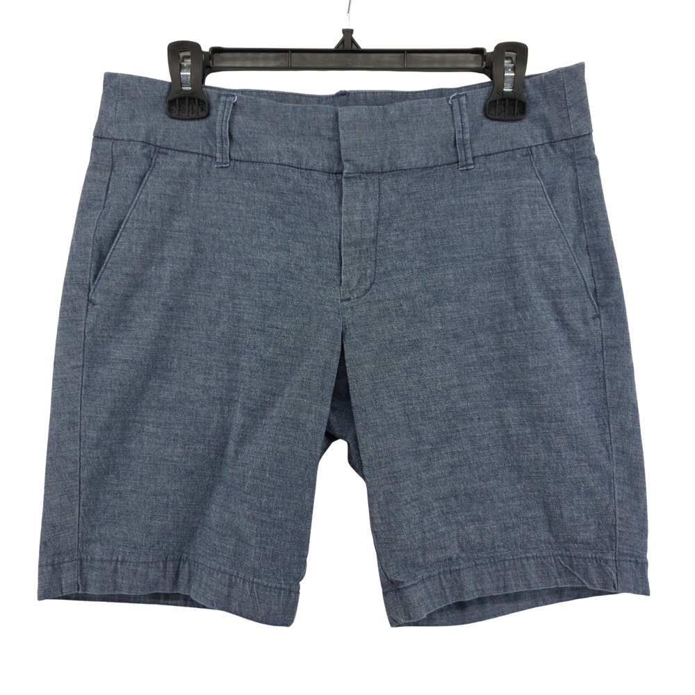 J. Crew Bermuda Chambray Shorts Size 6